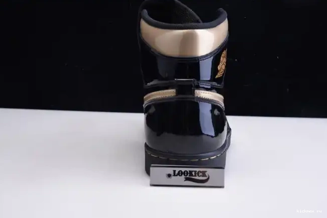 Cheap (2020) METALLIC JORDAN RETRO BLACK AIR 555088-032 GOLD 1 HIGH 0513